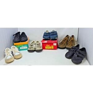 Boy's Shoe Lot of 6 Pairs Size 10-13 Sneakers Boots Lotto Converse Stride Rite